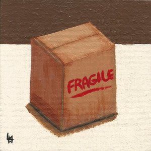 Acrylic Painting - Abstract FRAGILE